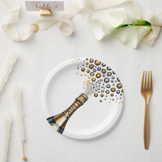 Plato De Papel Nochevieja