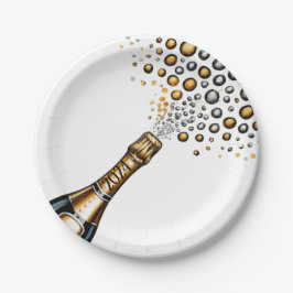 Plato De Papel Nochevieja