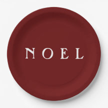 NOEL Typografía Red Simple Minimalista Moderno