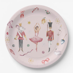 Plato De Papel Nombre personalizado Ballet Nutcracker Ballet Ball