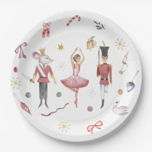 Plato De Papel Nombre personalizado Ballet Nutcracker Ballet Ball
