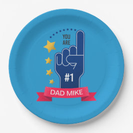 Plato De Papel Nombre personalizado personalizado personalizado d