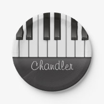 NOMBRE Personalizado Pianista Claves De Piano Maes