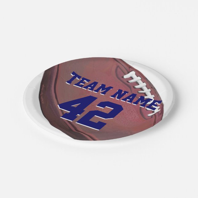 Plato De Papel Nombre y número del jugador (Angular)