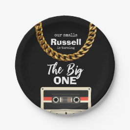 Plato De Papel Notorious One 1st Birthday