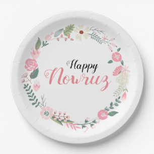 Plato De Papel Nouruz Persian Happy Newyear (Nouruz)