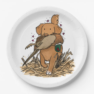 Plato De Papel Nova Scotia Duck Tolling Retriever