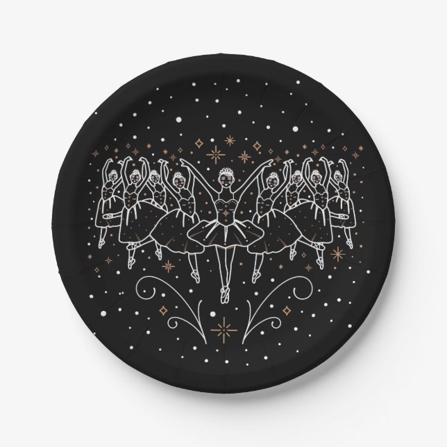 Plato De Papel Noveno día de Navidades 7" Placas de papel (Anverso)