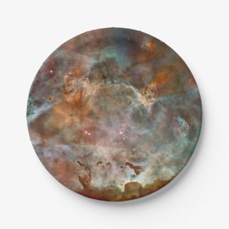 Plato De Papel Nubes oscuras de la nebulosa de Carina Hubble Espa