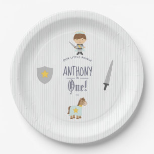Plato De Papel Nuestra Fiesta de Cumpleaños del Pequeño Príncipe