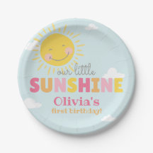 Nuestra Pequeña Fiesta de Cumpleaños Rosa Sunshine