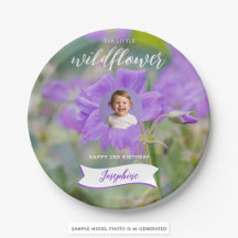 Nuestra Pequeña Flor Silvestre Cumpleaños de Foto