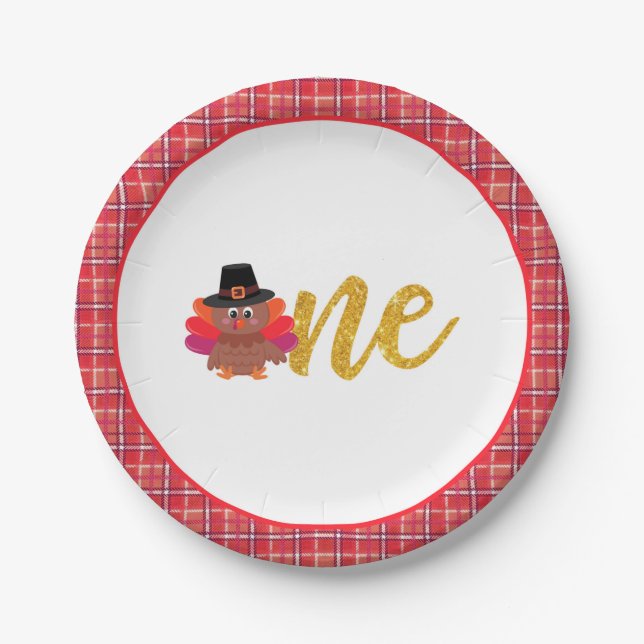 Plato De Papel Nuestra pequeña Turquía está convirtiendo una sola (Anverso)