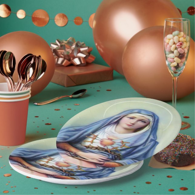 Plato De Papel Nuestra Señora de los Dolores (Multi)