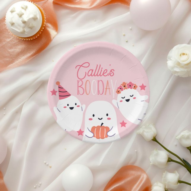 Plato De Papel Nuestras Pequeñas Decoraciones De Cumpleaños De Bo (Subido por el creador)