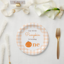 Nuestro pequeño calabaza Primer Naranja Cae Primer