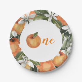 Plato De Papel Nuestro Pequeño Cutie Es Un Plate Cutie Primer Cum