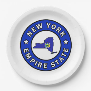 Plato De Papel Nueva York