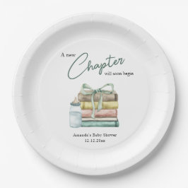 Plato De Papel Nuevo capítulo Baby Shower