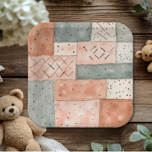 Plato De Papel Nuevo capítulo inicia Baby Shower de storybook