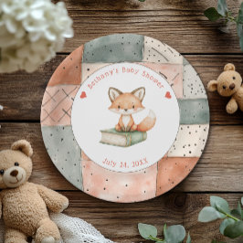 Plato De Papel Nuevo capítulo inicia Baby Shower de storybook