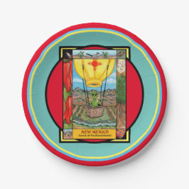 Plato De Papel Nuevo México Roswell Alien Gracioso Balón de Aire