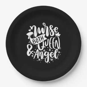 Plato De Papel Nurse Gift   Enfermería, Tanto Reina Como Angels