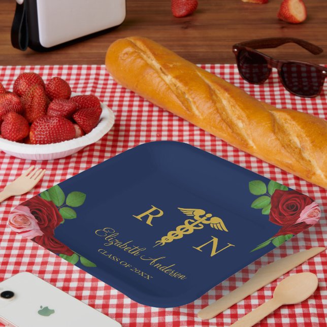 Plato De Papel Nurse Graduation (Picnic)