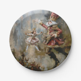 Plato De Papel Nutcracker - Placas de papel redondo