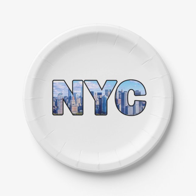 PLATO DE PAPEL NYC (Anverso)