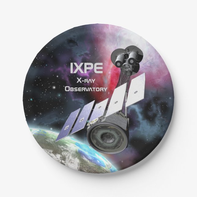 Plato De Papel Observatorio de rayos X IXPE (Anverso)