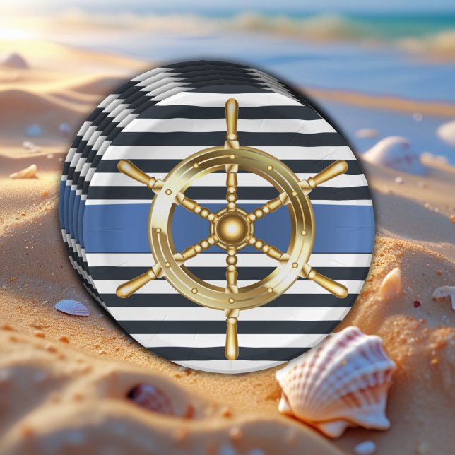 Plato De Papel Ocean Blue Under the Sea Kawaii Whale Baby Shower (Subido por el creador)