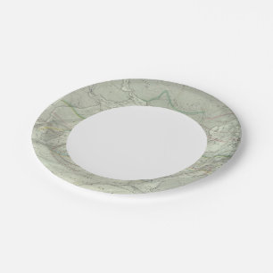 Plato De Papel Océano Índico 2