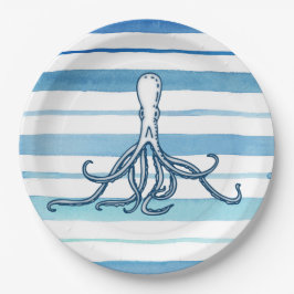 Plato De Papel Octopus
