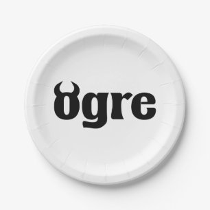 Plato De Papel Ogre
