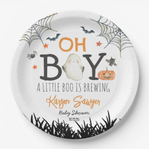 Plato De Papel Oh Boy Halloween Placas de papel