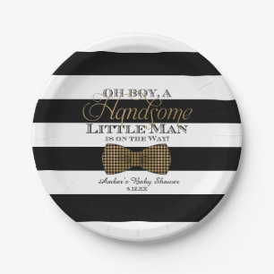 Plato De Papel Oh Boy Little Man Paper Plates