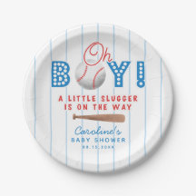 Oh Boy Sports Baseball Tema Baby Shower