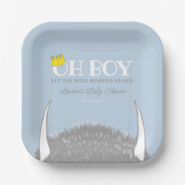 Plato De Papel Oh, chico | Dejar que el salvaje Rumpus inicie Bab