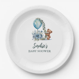 Plato De Papel ¡Oh, chico! Podemos Esperar Baby Shower