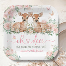 Oh Deer Twin Girls Baby Shower Rosa