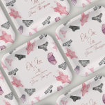 Plato De Papel Oh La Rubor Lingerie Rubor Bridal Shower<br><div class="desc">Añade el toque final a tu ducha de novia. Un diseño fresco y divertido con un delicado patrón de ilustracion de lencería. con un encabezado que lee OH LA, lo hace genial para una ducha durante el mes de febrero para día de San Valentín o manifestación en cualquier época del...</div>