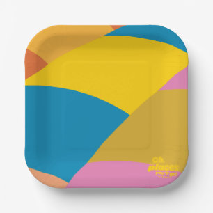 Plato De Papel ¡Oh, los lugares a los que vas! Bandas de globo co