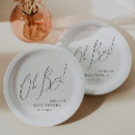 Plato De Papel ¡Oh, muchacho! Baby Shower<br><div class="desc">Presentamos nuestros increíbles y sencillos platos neutros, ¡oh chico!, de papel para bebé, perfecto para cualquier temporada, ya sea otoño, invierno, primavera o verano. Este plato presenta un ambiente de moda boho con caligrafía moderna y elegante y un diseño minimalista en blanco y negro. Es bonito y única, con un...</div>