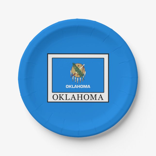 Plato De Papel Oklahoma (Anverso)