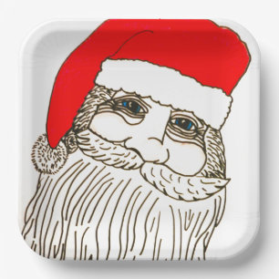 PLATO DE PAPEL OLD SAINT NICK