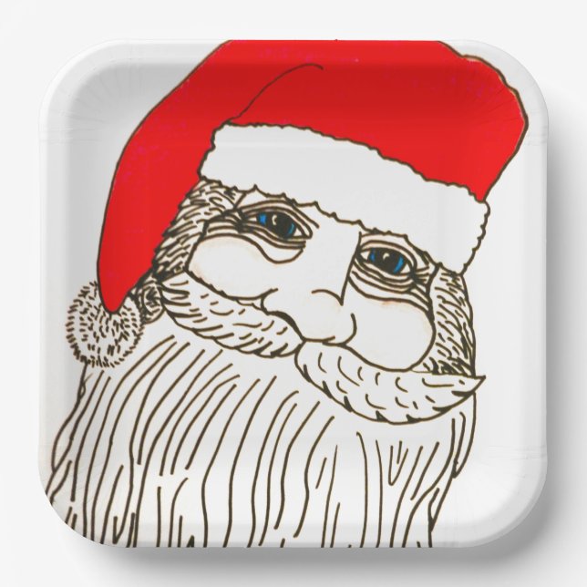 PLATO DE PAPEL OLD SAINT NICK (Anverso)