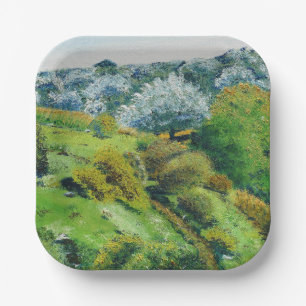 Plato De Papel Olive Grove