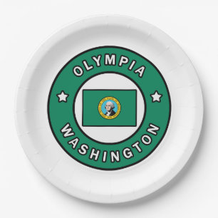 Plato De Papel Olympia Washington