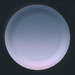 Plato De Papel Ombre rosa azul.<br><div class="desc">Ombre rosa azul. Ombre ,  gradiente ,  azul ,  rosa ,  azul oscuro y rosa ,  para los niños</div>